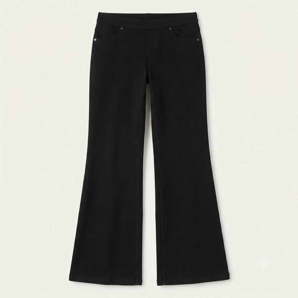 Athleta Womens M Y2K Minimalist Athleisure Gorpcore Bettona Flare Pull On Pants‎